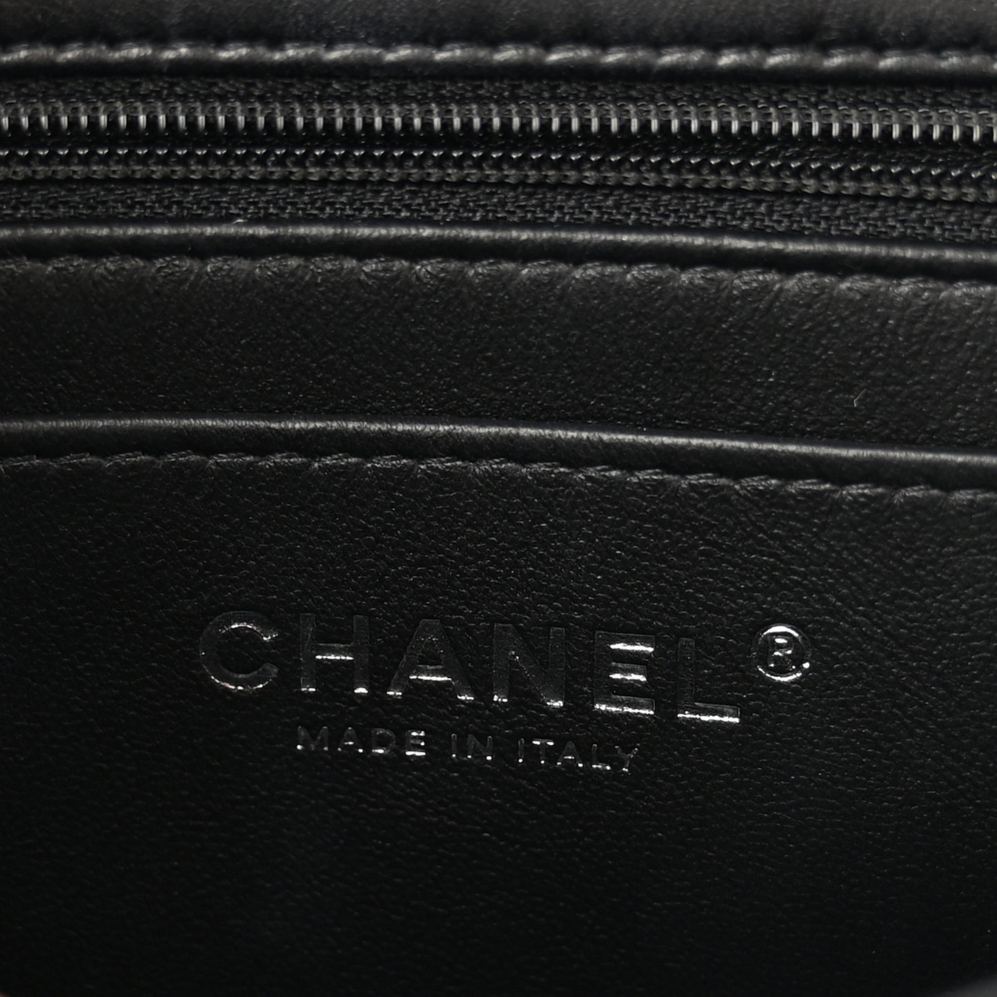 Lambskin Quilted Mini Top Handle Rectangular Flap So Black