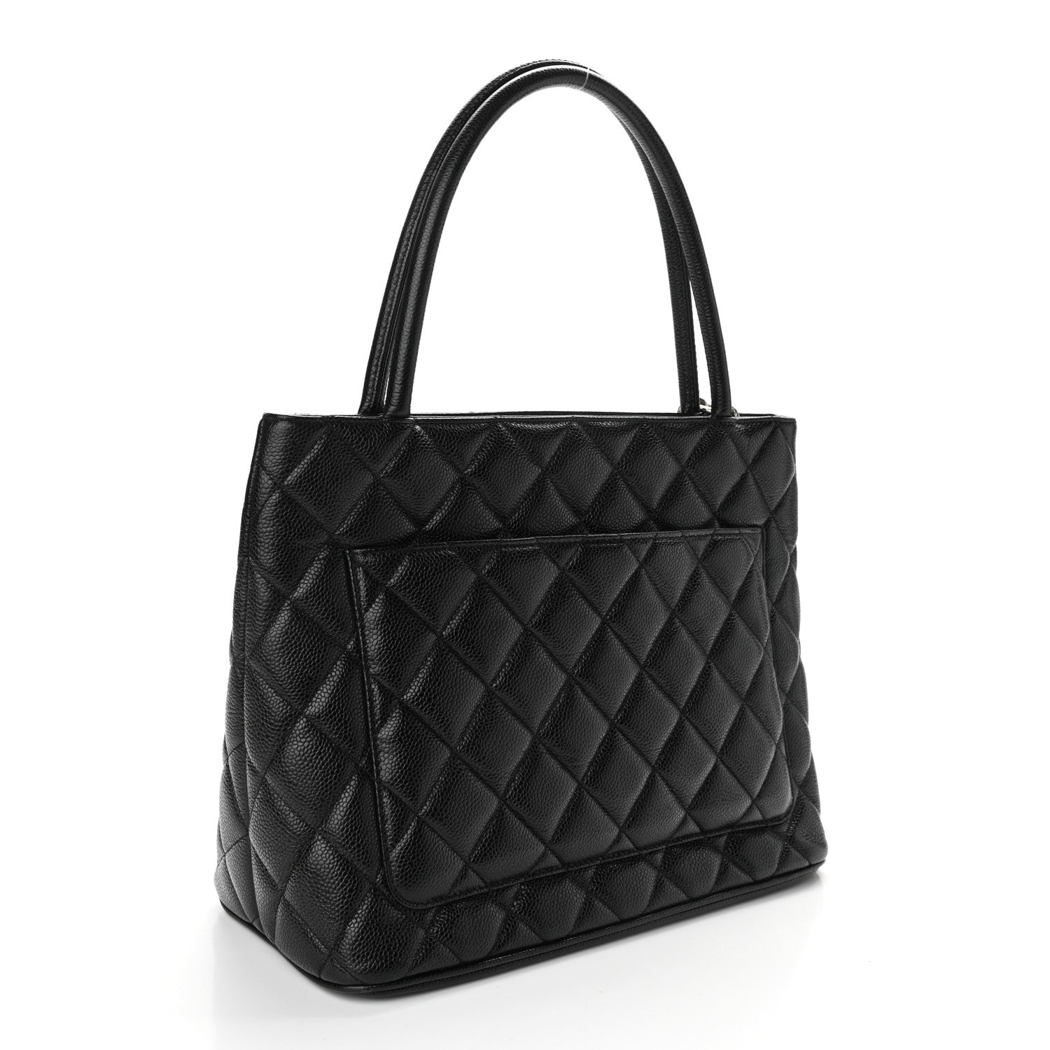 Chanel Caviar Quilted Medallion Tote Black 3 of 10