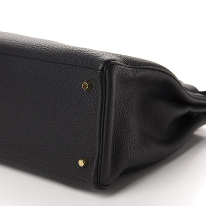 Hermes Togo Kelly Retourne 40 Black 8 of 37