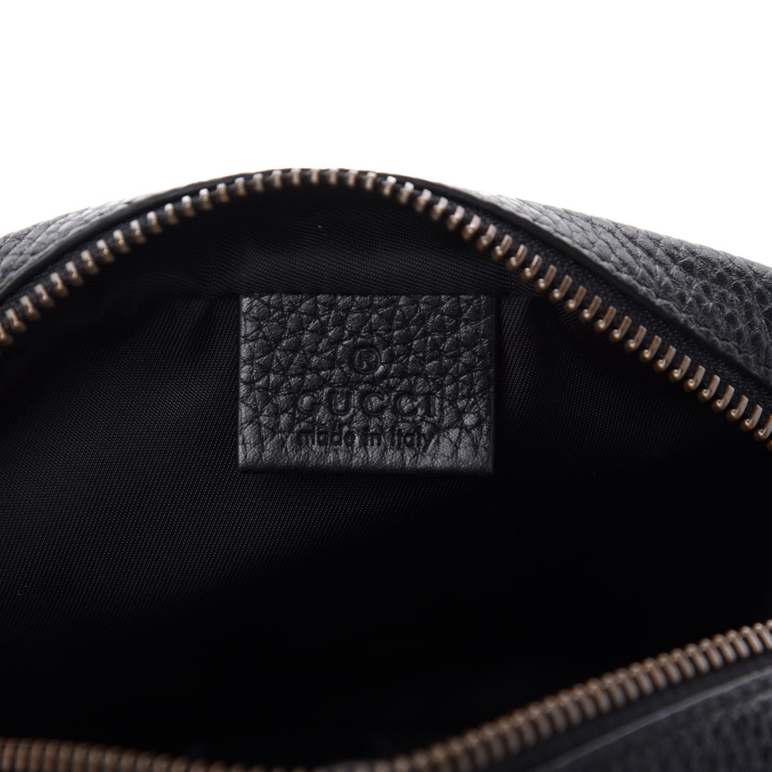 Gucci Pebbled Calfskin Mini Soho Disco Bag Black 8 of 10