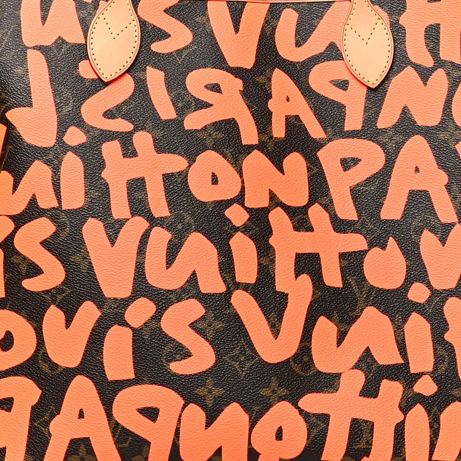 Louis Vuitton Monogram Graffiti Neverfull GM Orange 7 of 9