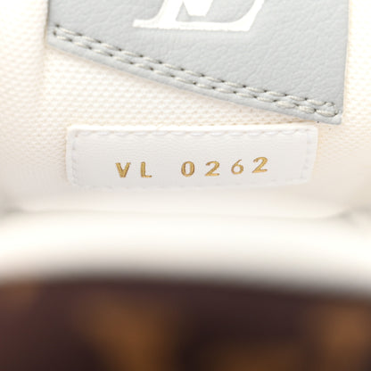 Louis Vuitton Charlie Sneakers 38.5 White Cacoa Brown 6 of 9