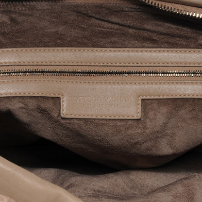 Bottega Veneta Nappa Snakeskin Intrecciato Maxi Veneta Tiger Print Hobo Maple 6 of 8