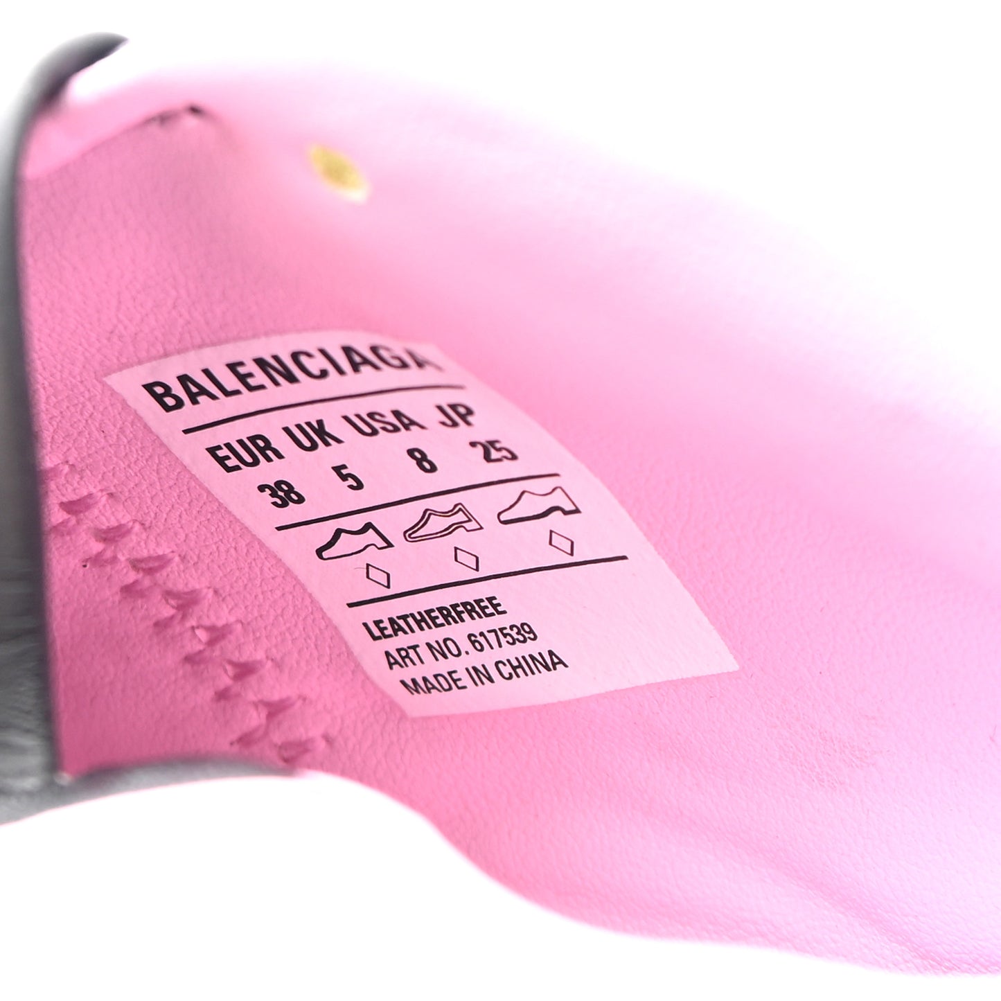 Polyurethane Womens Zen Sneakers 38 Pink Black
