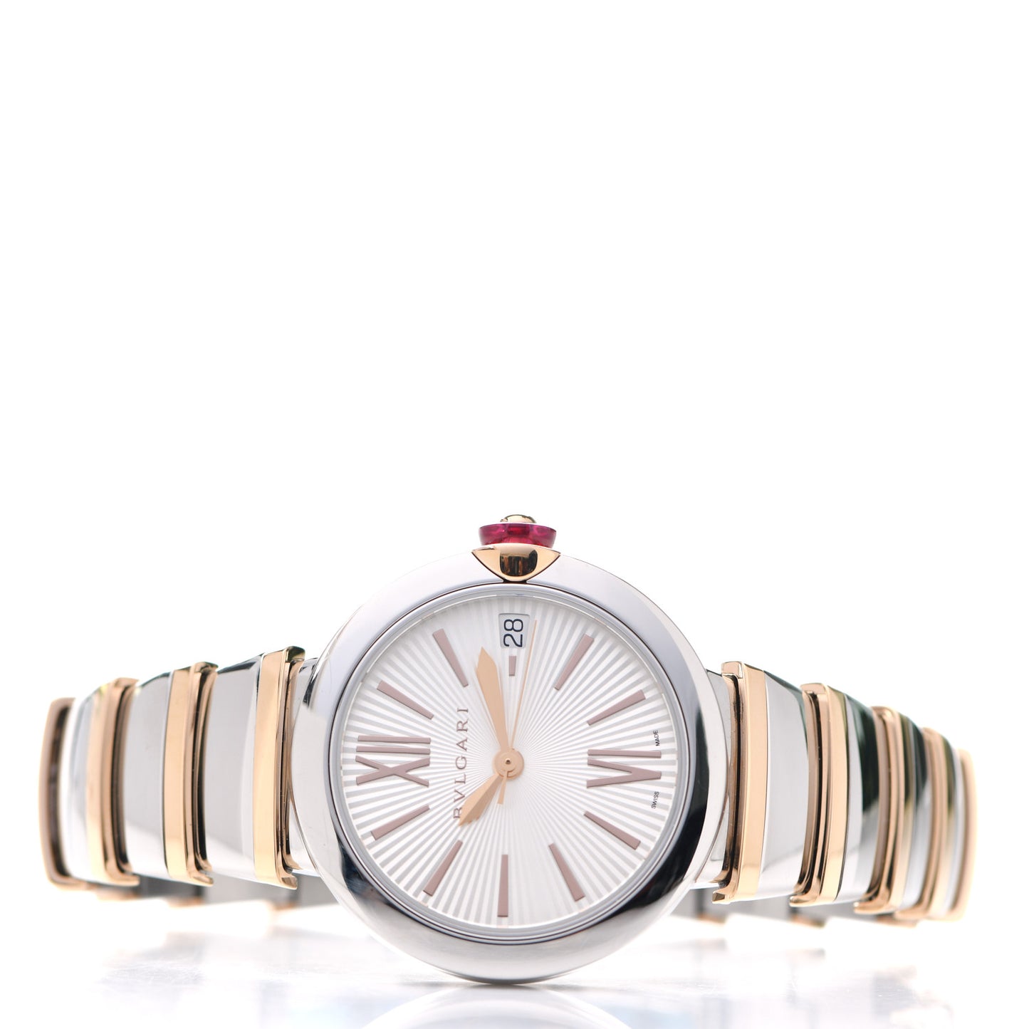 Stainless Steel 18K Rose Gold 33mm LVCEA Automatic Watch