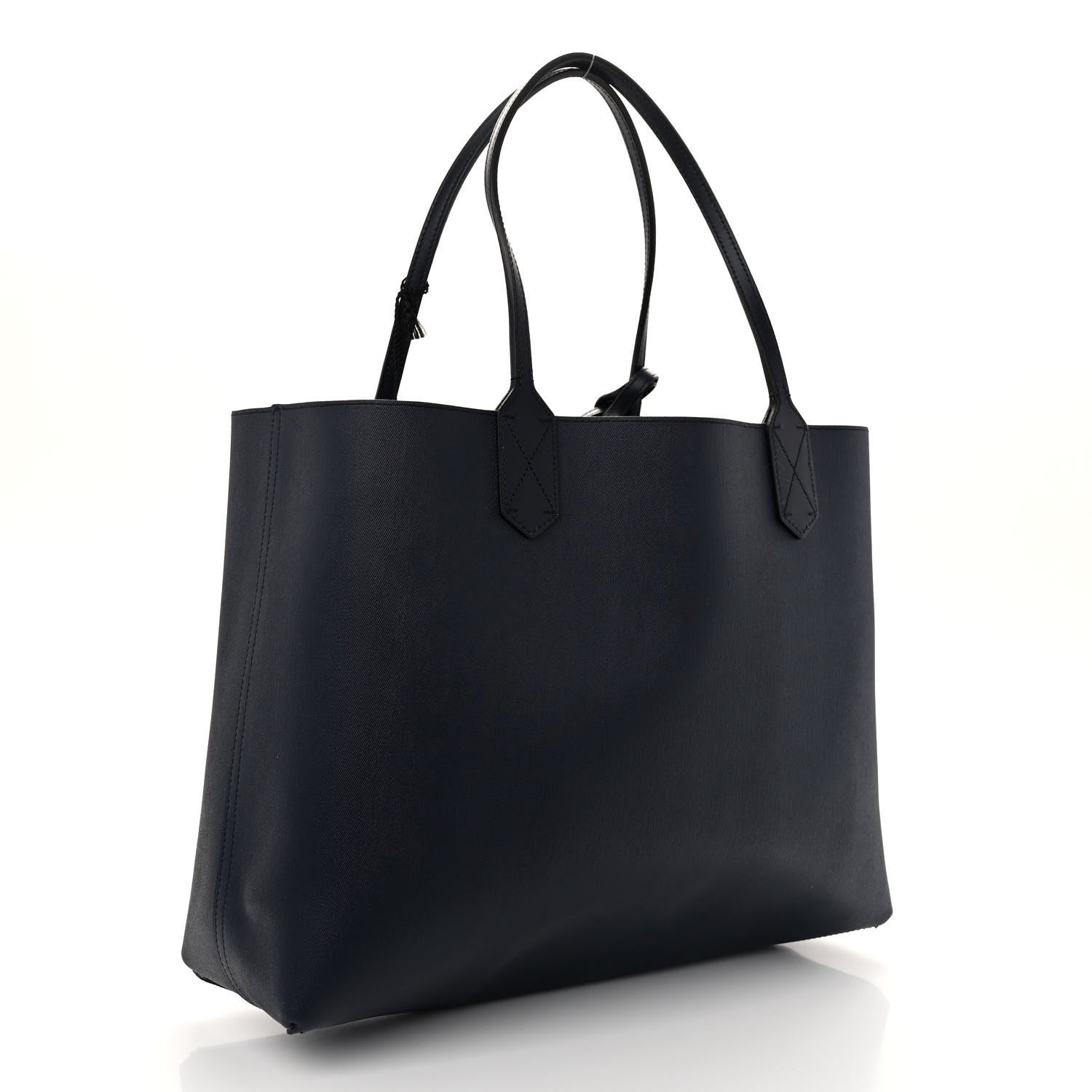 Gucci GG Supreme Monogram Blooms Medium Reversible Tote Beige Blue Navy 5 of 15