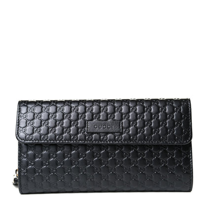 Gucci Soft Microguccissima Continental Zip Wallet Black 1 of 5