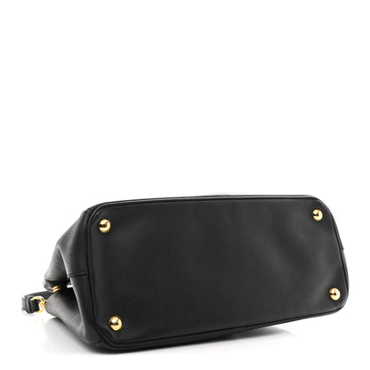 Prada Saffiano Medium Galleria Double Zip Tote Black 4 of 12