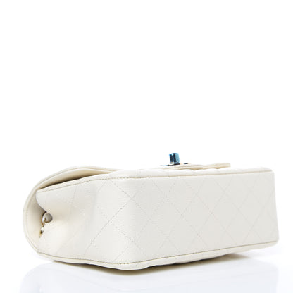 Chanel Caviar Quilted Mini Rectangular Flap White 4 of 10