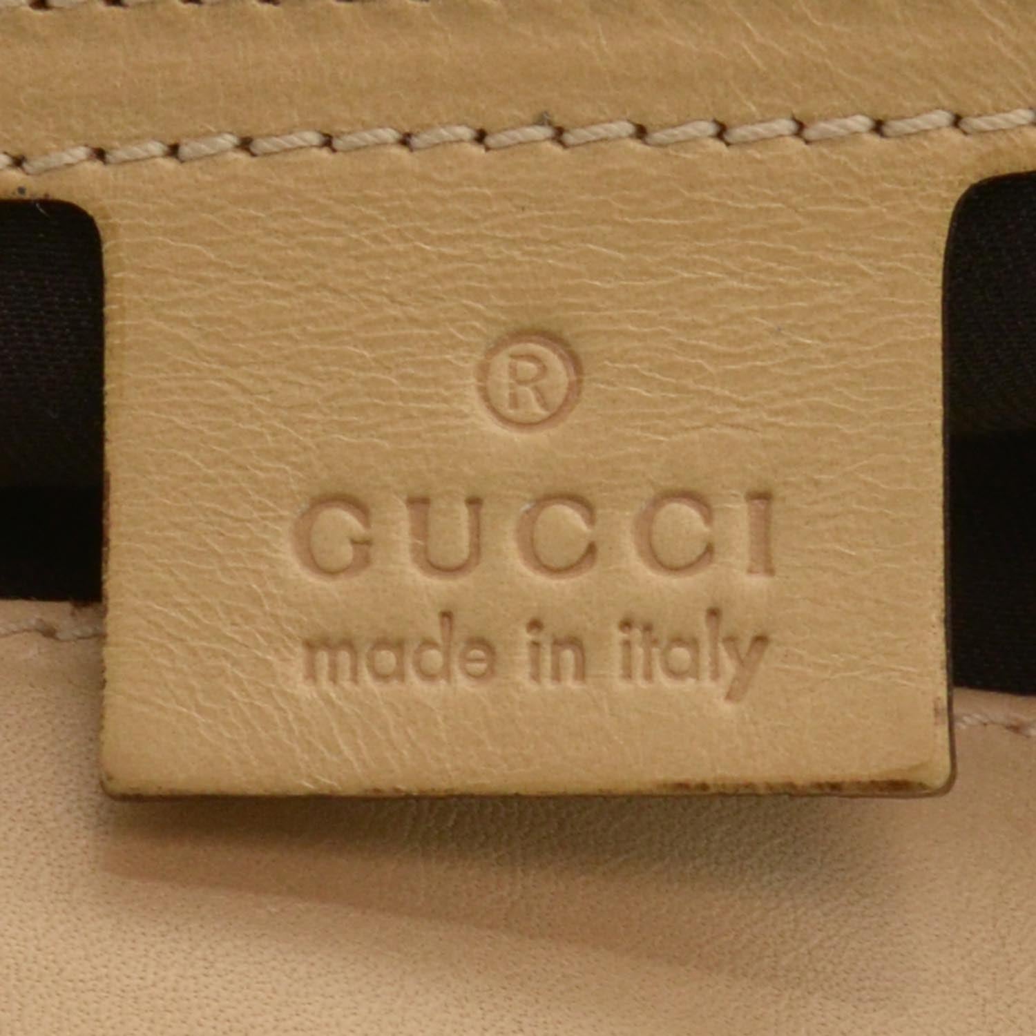 Gucci Monogram Horsebit Chain Shoulder Bag Black 5 of 8