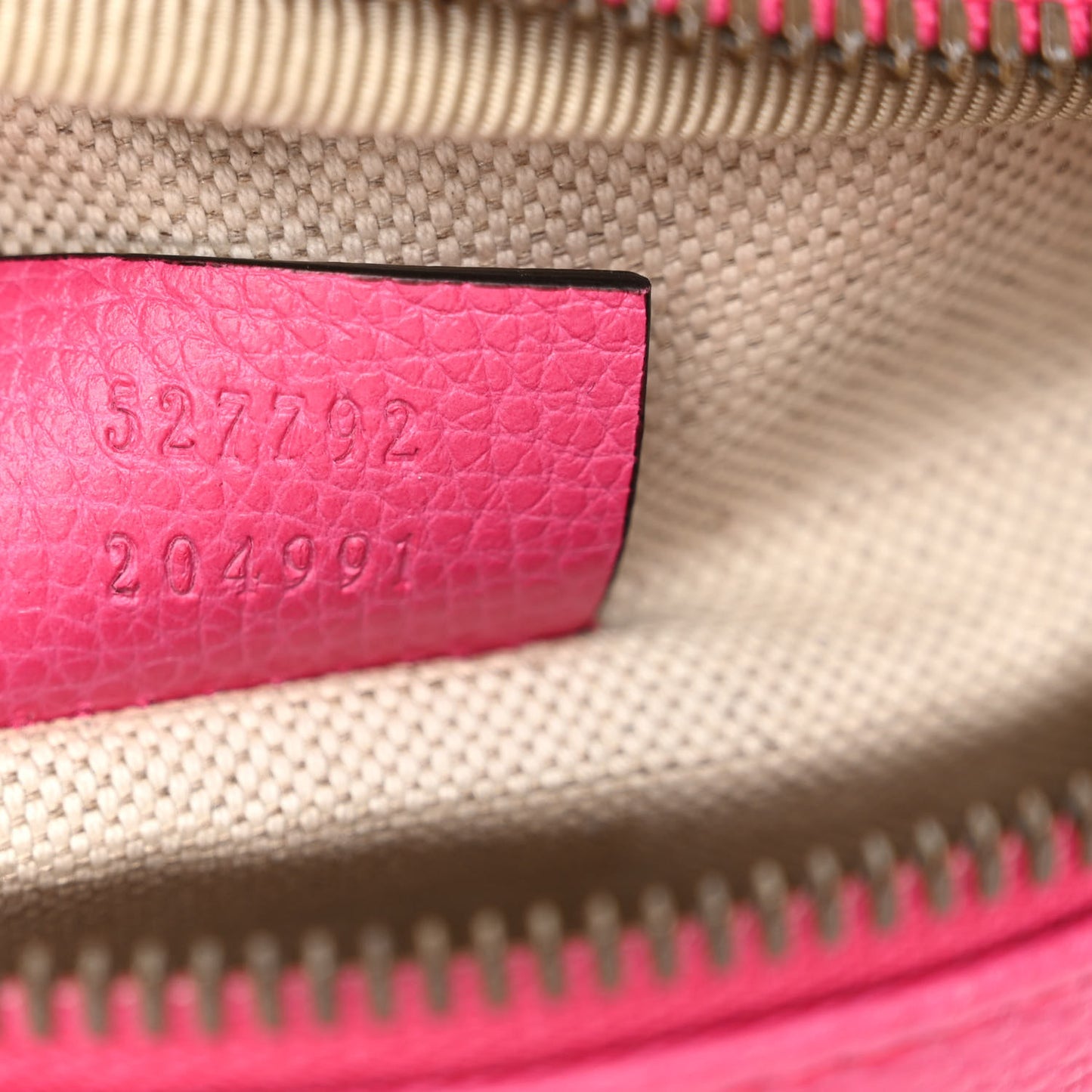 Grained Calfskin Small Logo Belt Bag Box Pink Green