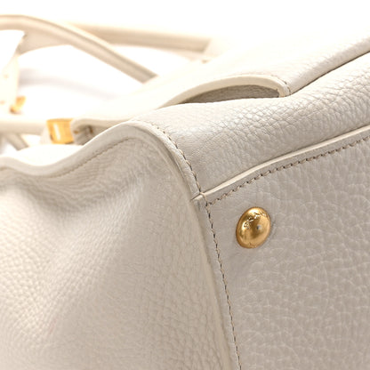 Prada Vitello Daino Shopping Tote Talco 8 of 11