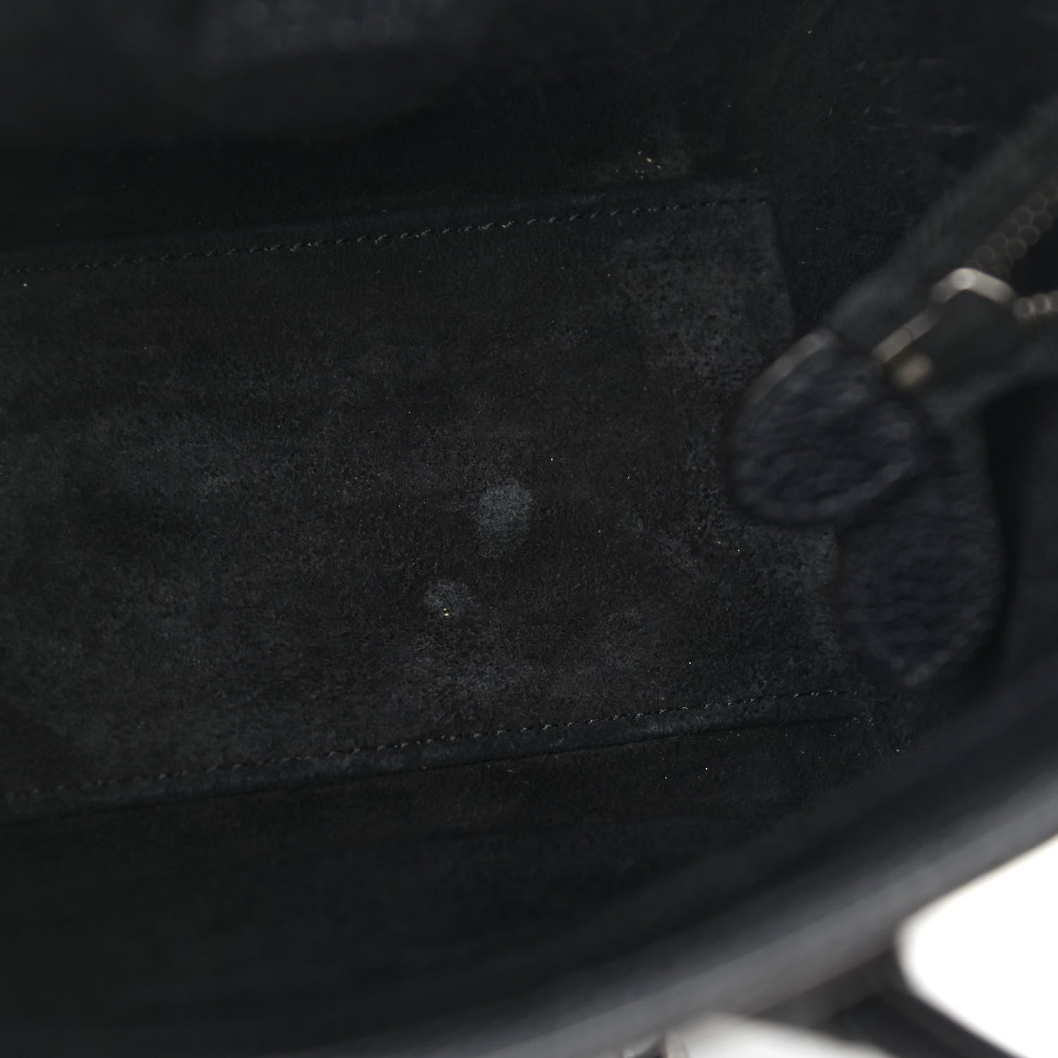 Celine Drummed Calfskin Nano Luggage Black 11 of 11