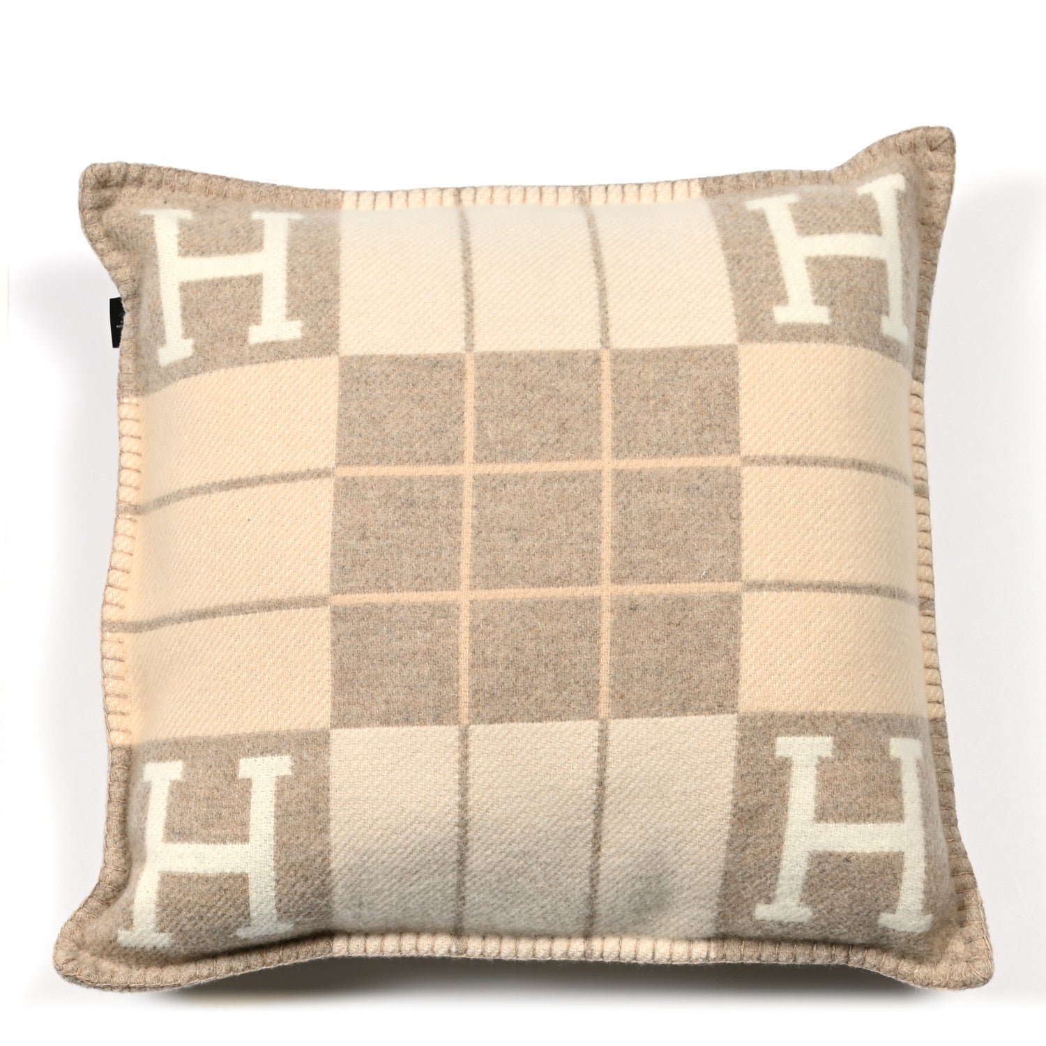 Hermes Wool Cashmere Avalon III Pillow PM Coco Camomille 1 of 3