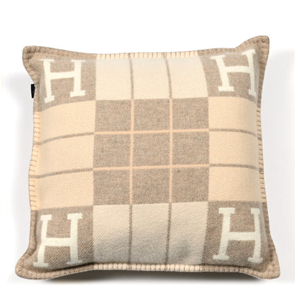 Hermes Wool Cashmere Avalon III Pillow PM Coco Camomille 1 of 3