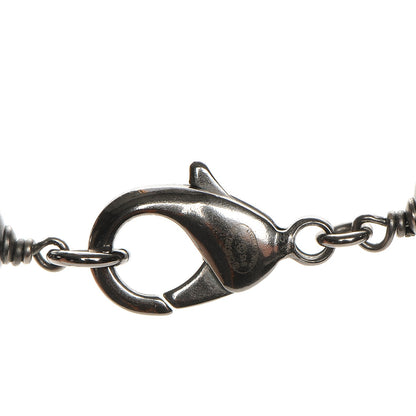 Chanel Pearl Crystal CC Long Necklace Silver Grey 5 of 6