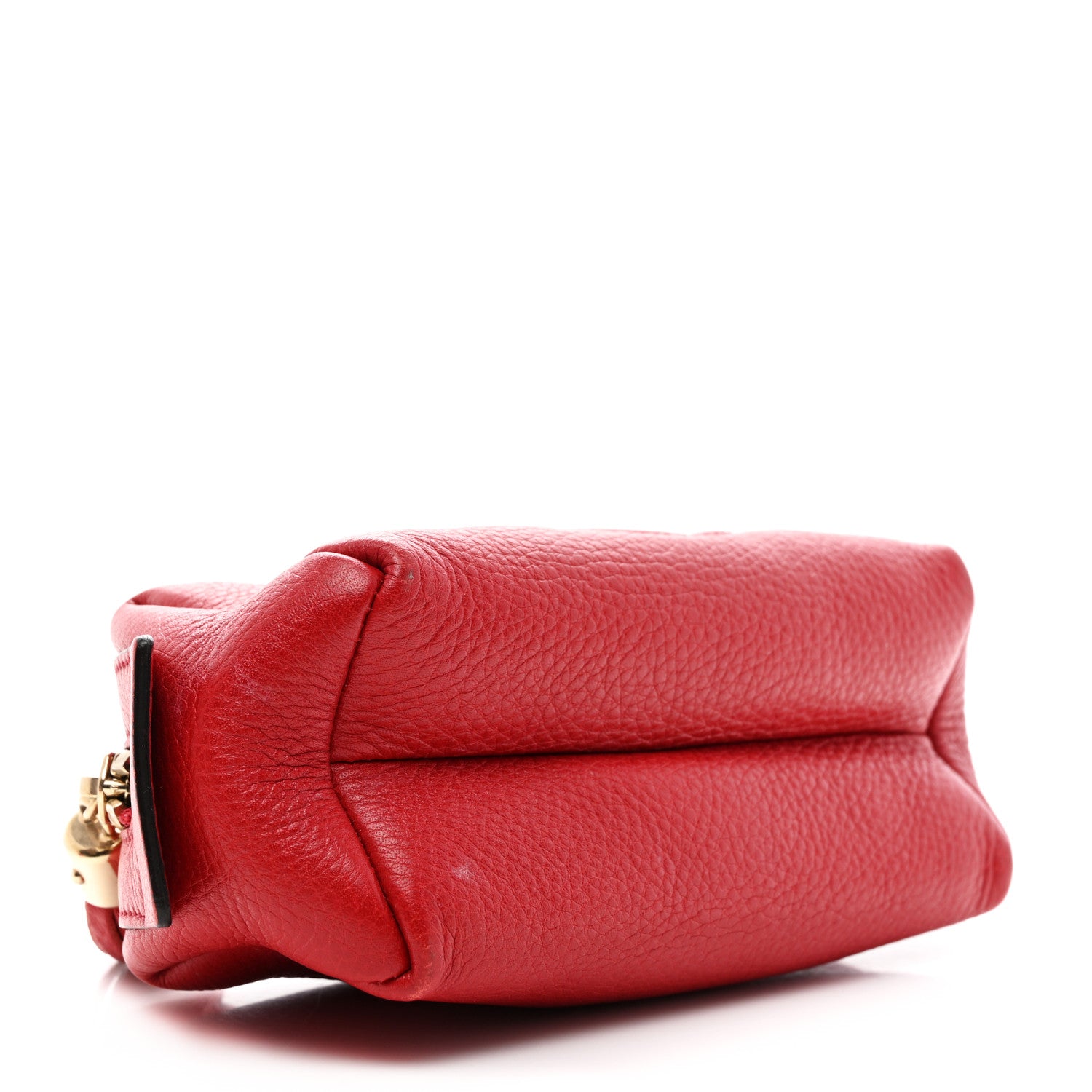 Gucci Pebbled Calfskin Soho Small Cosmetic Case Red 4 of 10