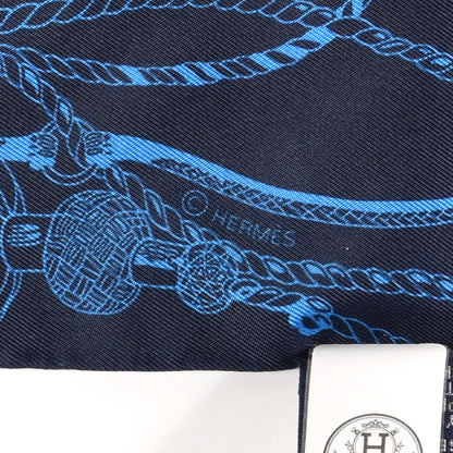 Hermes Silk Passementerie Maxi Twilly Cut Marine Bleu Cobalt 2 of 4