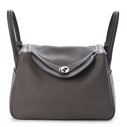 Hermes Taurillon Clemence Lindy 30 Etain 1 of 11