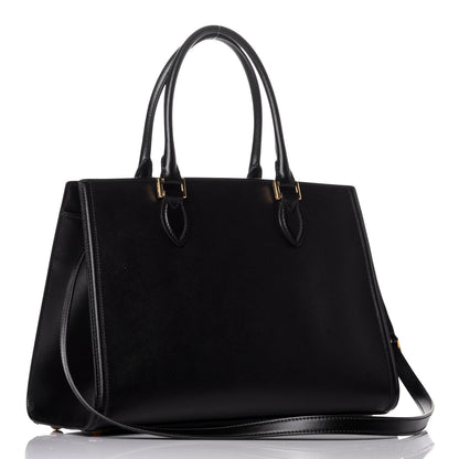 Prada Saffiano Soft Calfskin Tote Black 3 of 8