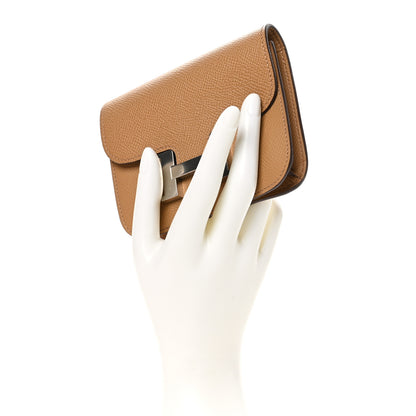 Hermes Epsom Constance Slim Wallet Biscuit 3 of 9