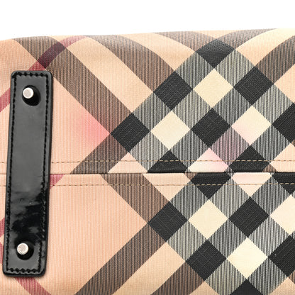 Burberry Supernova Check Large Nickie Tote Black 8 of 17