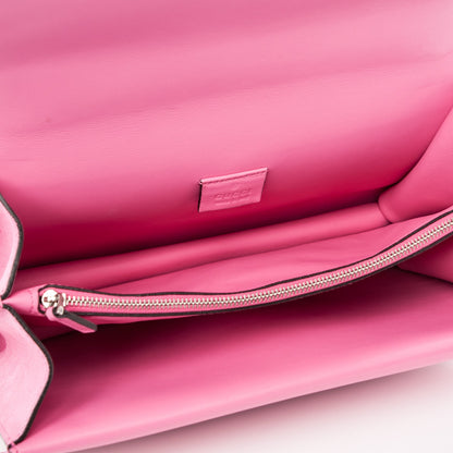 Gucci Suede Cudu Vitello Velvet Small Dionysus Shoulder Bag Pink Tropical Flower 5 of 7