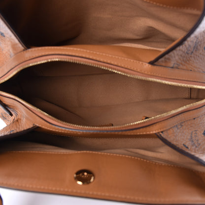 MCM Visetos Large Hobo Cognac 5 of 13