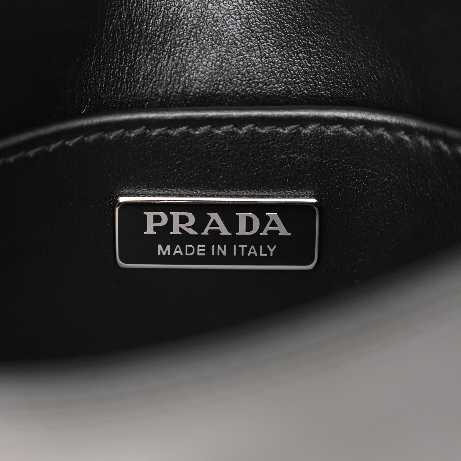 Prada Spazzolato Cleo Flap Shoulder Bag Black 5 of 9