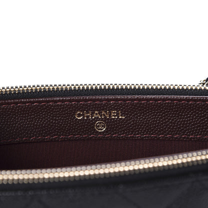 Chanel Caviar Quilted Small Clutch With Chain Black 9 of 13