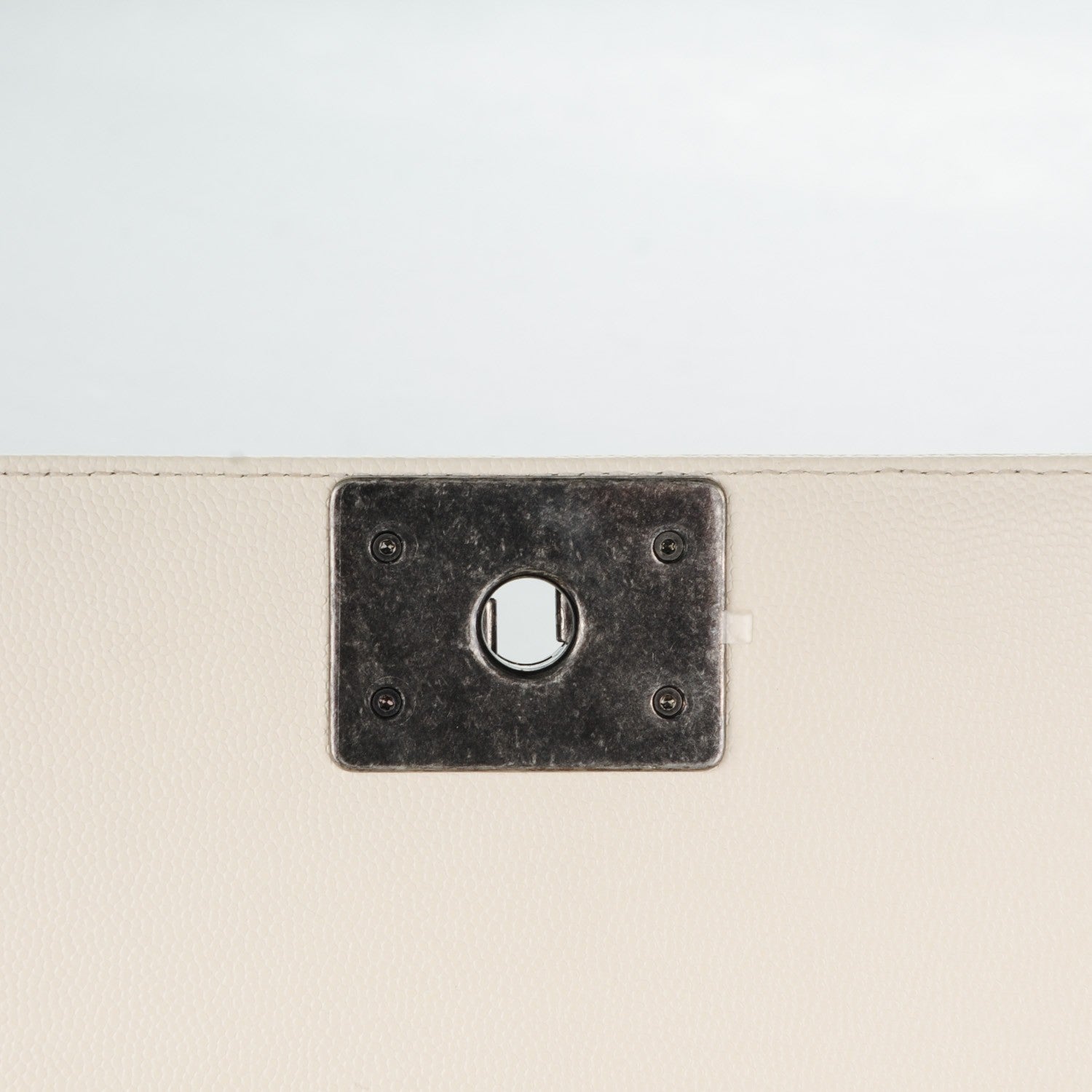 Chanel Caviar Quilted Medium Boy Flap Ivory 5 of 8