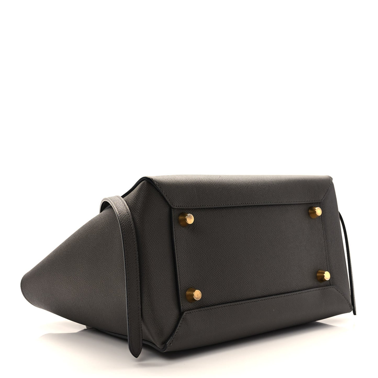 Grained Calfskin Mini Belt Bag Grey