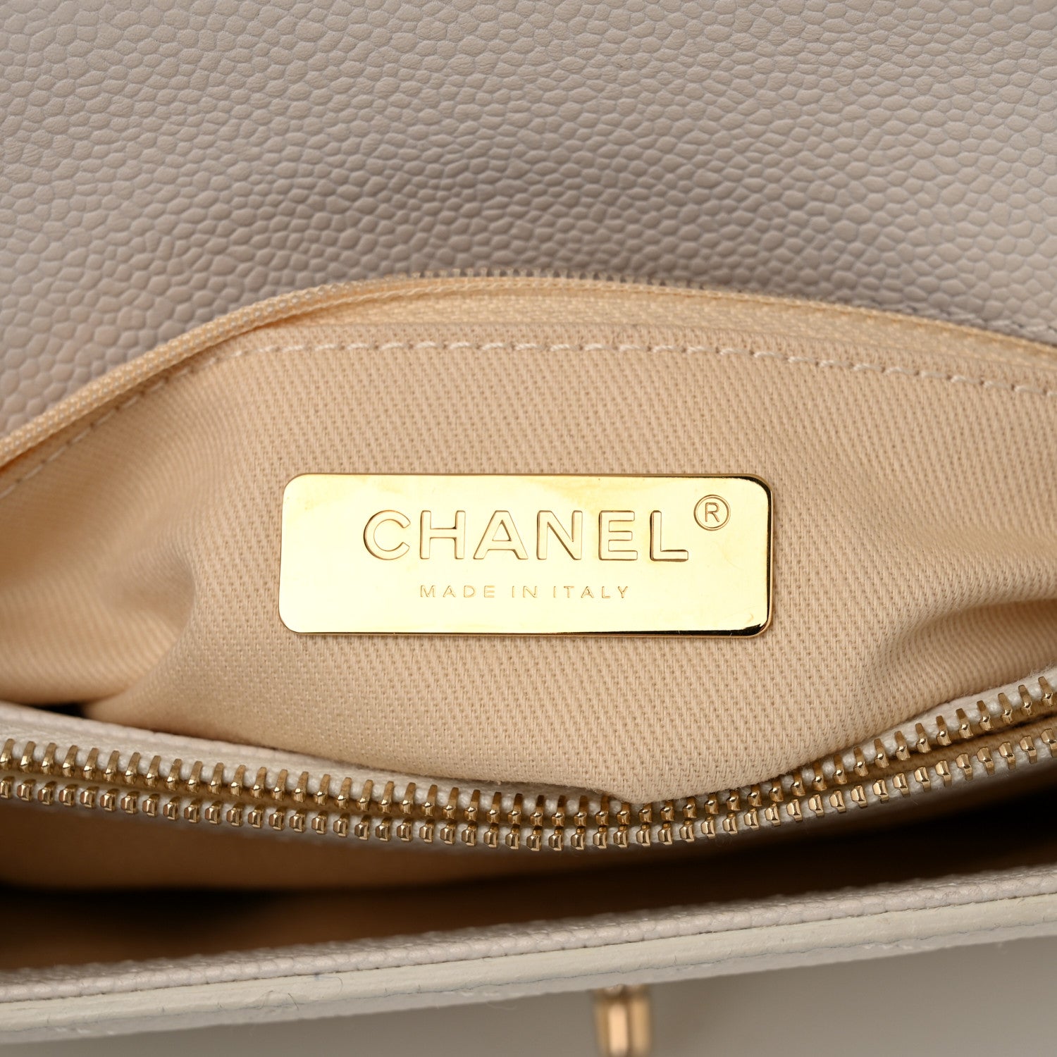Chanel Grained Calfskin Small Stitched Flap White 6 of 14