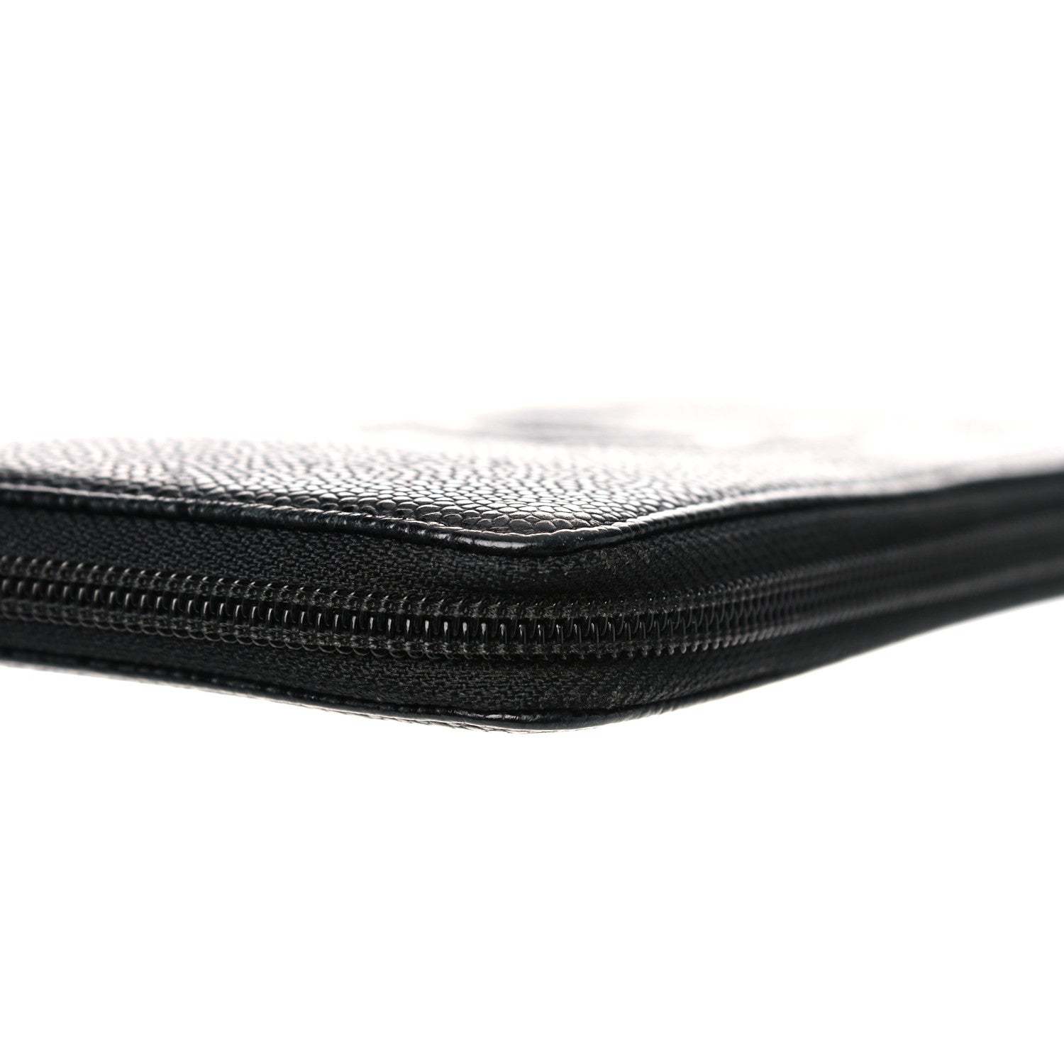 Chanel Caviar Large Timeless CC Zip Around Wallet Black 10 of 15