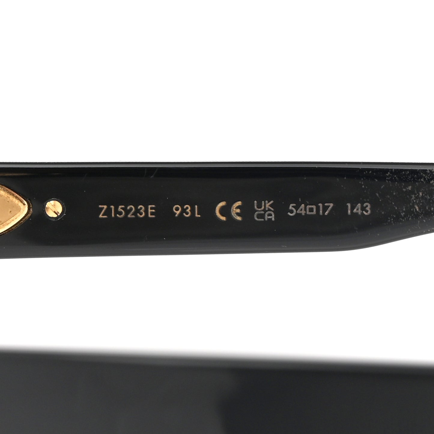 Acetate My Monogram Square Sunglasses Z1526E Black