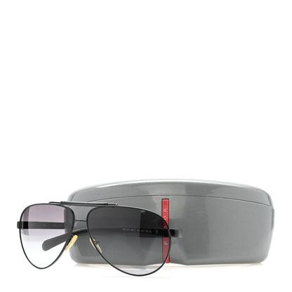 Prada Aviator Sunglasses SPR 54N Black 9 of 9