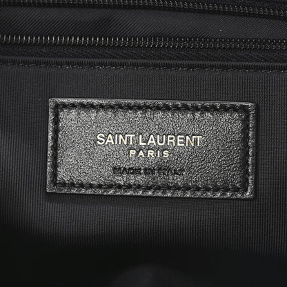 Saint Laurent Grained Lambskin Cosmetic Pouch Black 6 of 7
