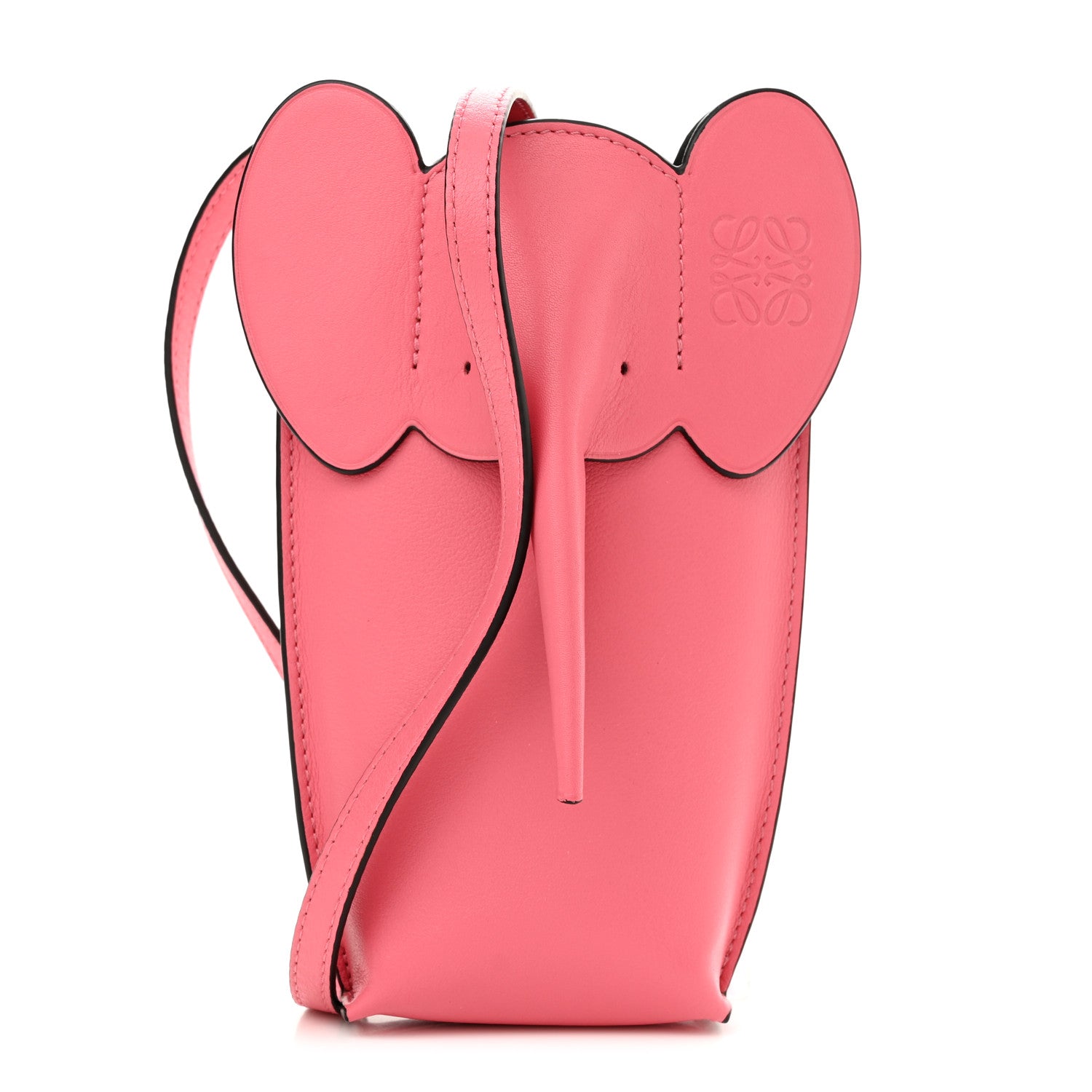 Loewe Calfskin Elephant Pouch Crossbody Bag Candy 1 of 9