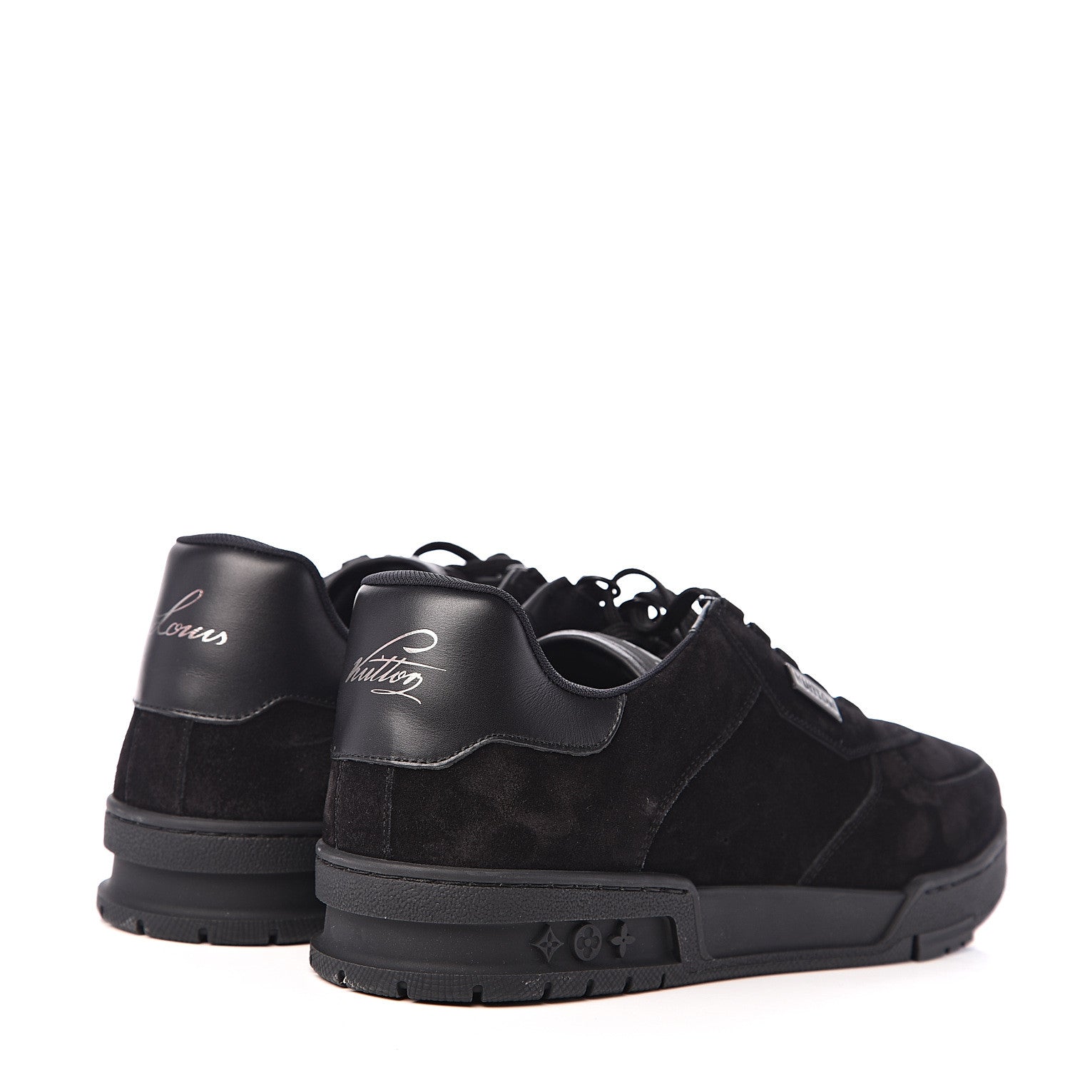 Louis Vuitton Suede Uniform Sneakers 9.5 Black 4 of 9
