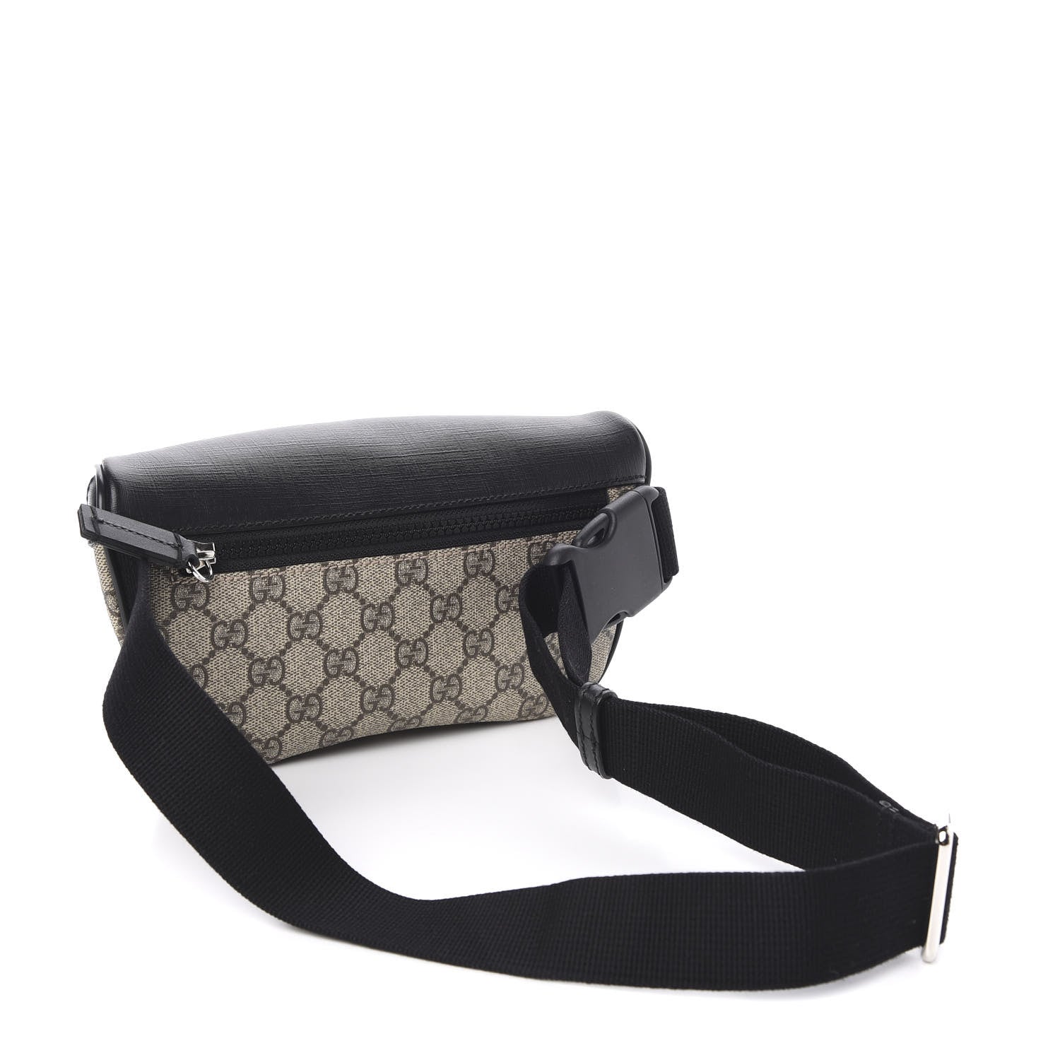 Gucci GG Supreme Monogram Belt Bag Black 3 of 10