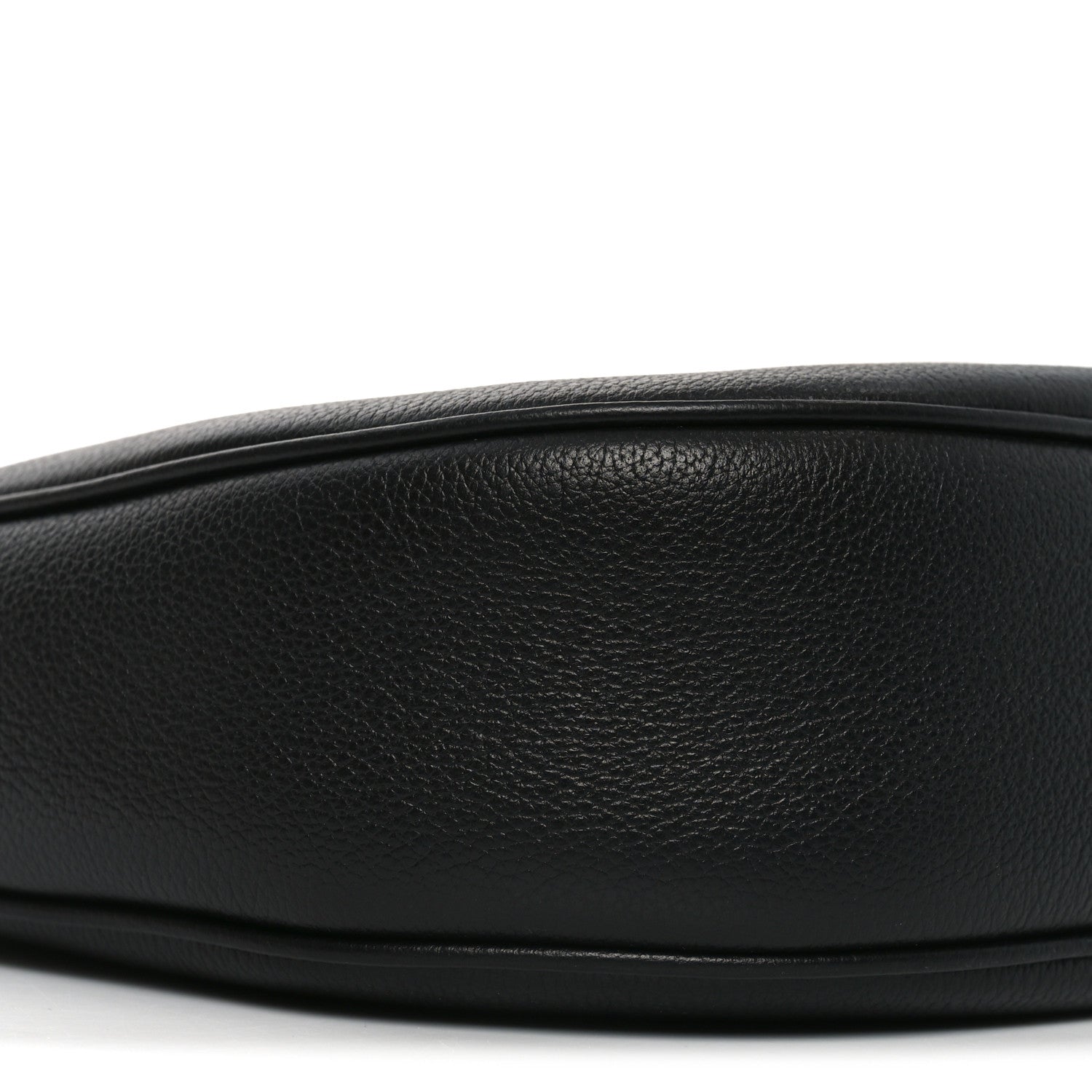 Celine Supple Calfskin Cuir Triomphe Small Heloise Shoulder Bag Black 10 of 11