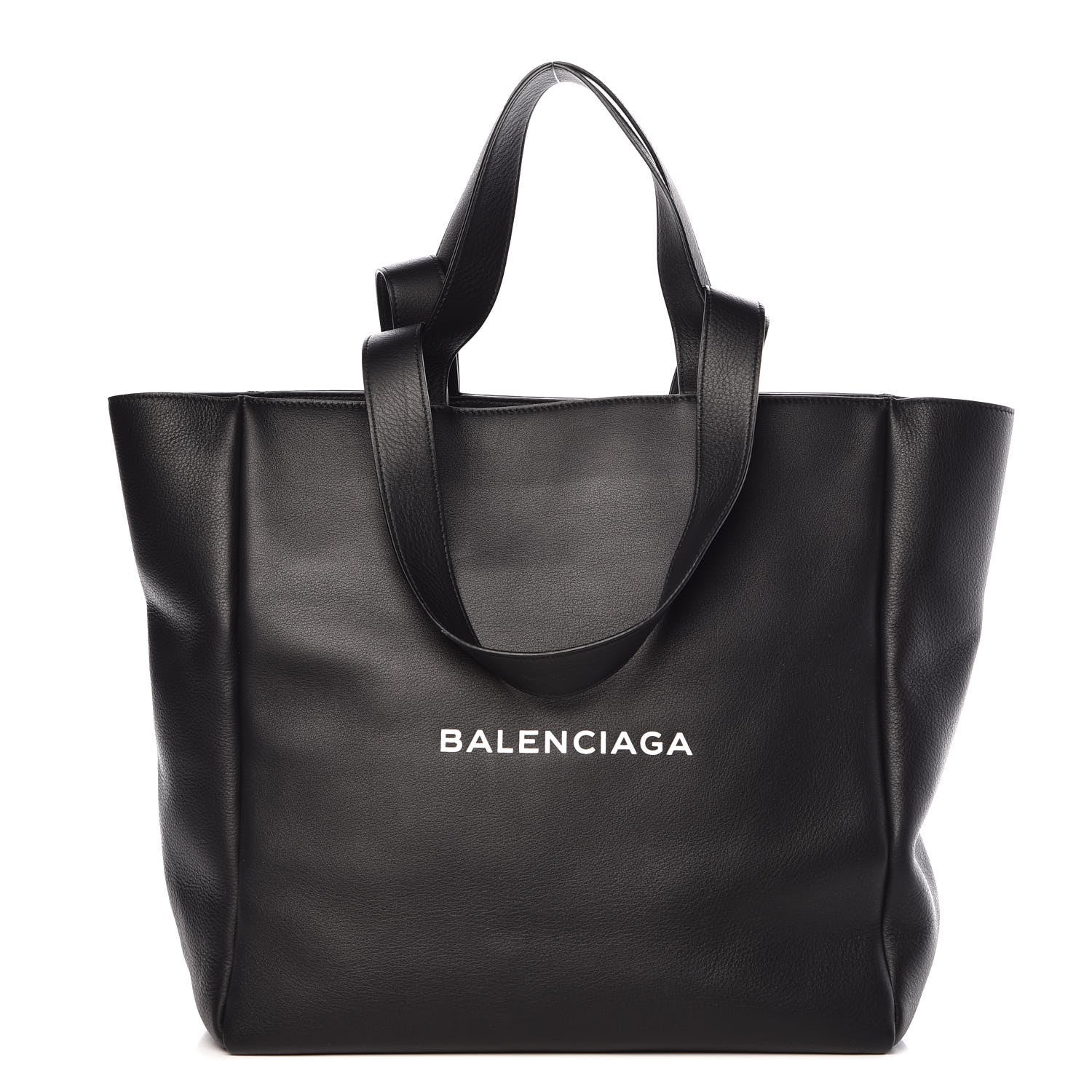 Balenciaga Calfskin Logo Medium Tote Black 1 of 11