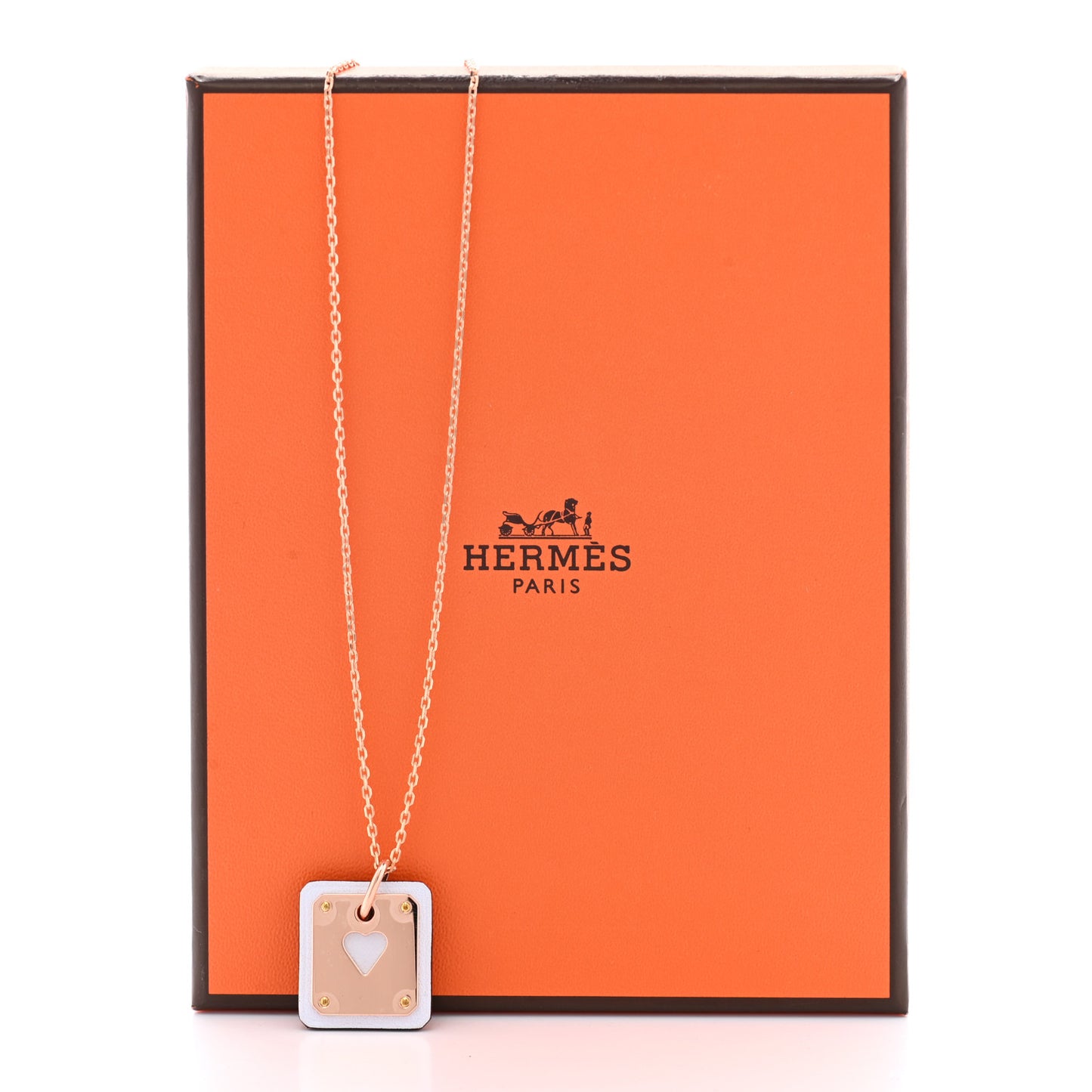 Rose Gols Plated Swift As De Coeur Necklace Bleu Brume