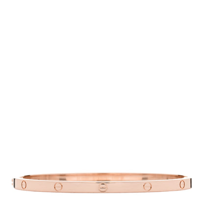 Cartier 18K Pink Gold Small LOVE Bracelet 17 2 of 6
