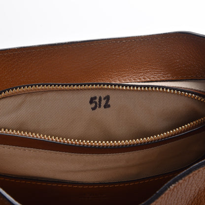 Chloe Grained Lambskin Medium Lexa Shoulder Bag Mustard Brown 9 of 9
