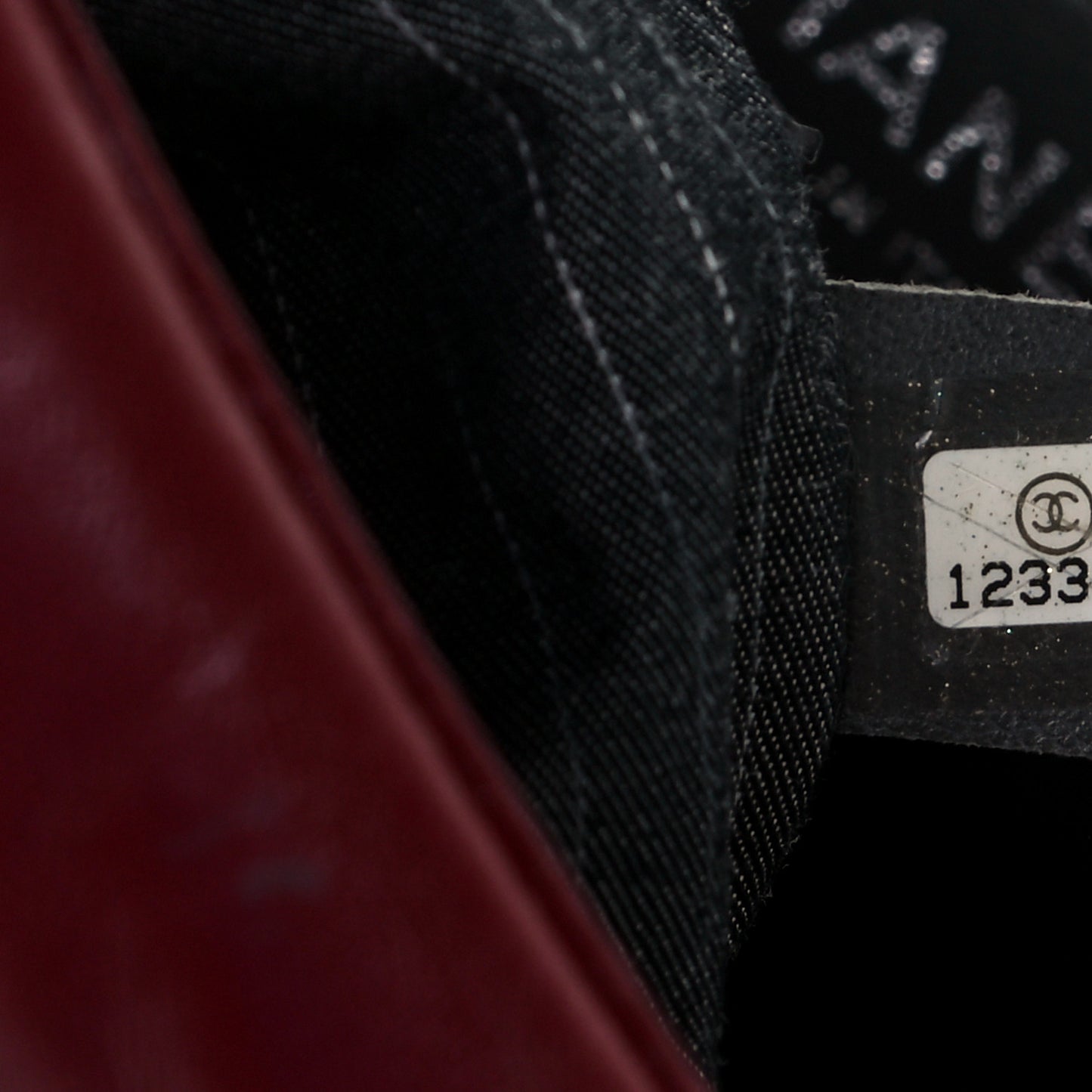 Lambskin Large In and Out Tote Red