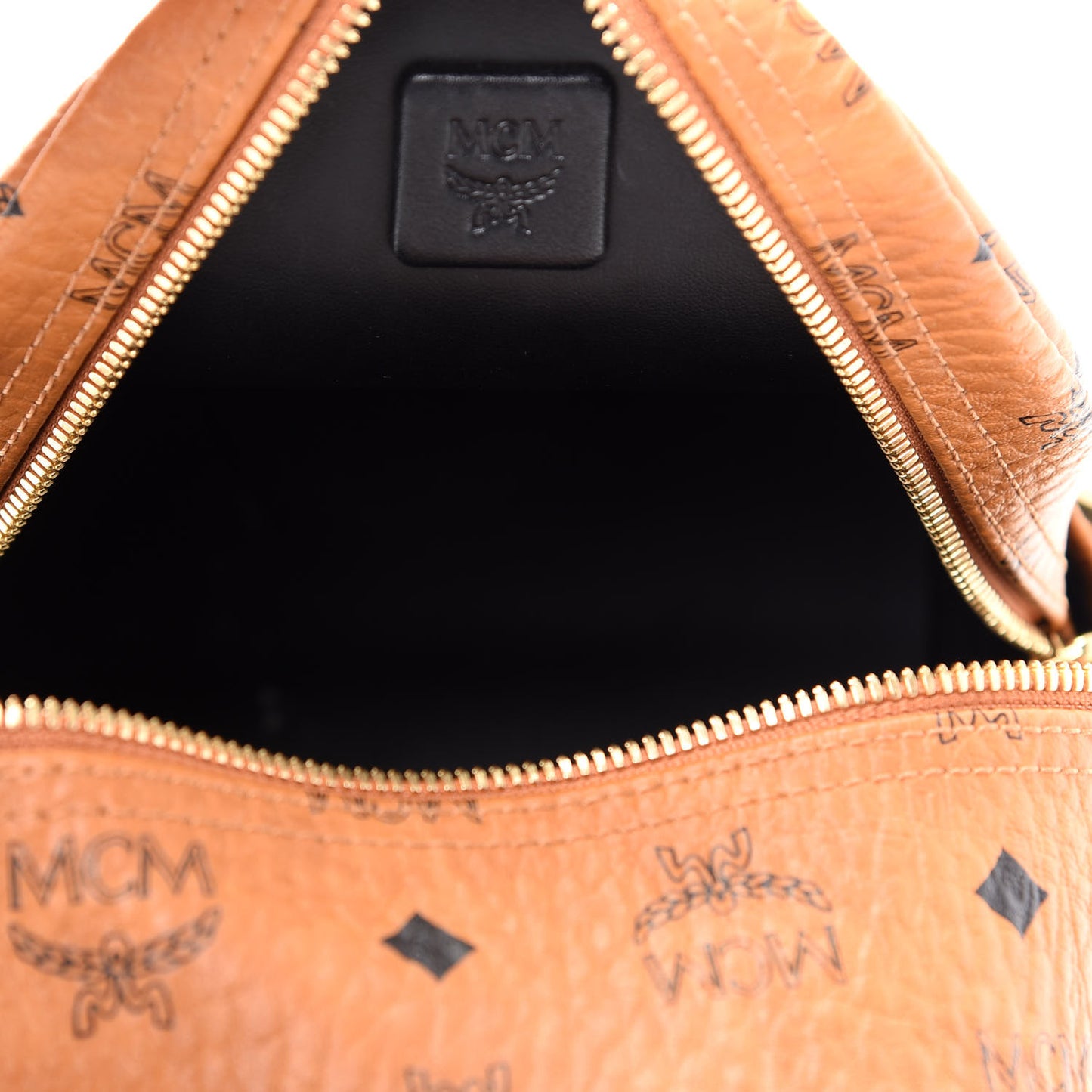 Visetos Side Stud Mini Stark Backpack Cognac