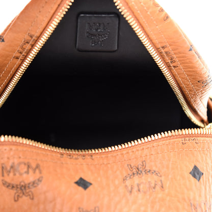 MCM Visetos Side Stud Mini Stark Backpack Cognac 11 of 13