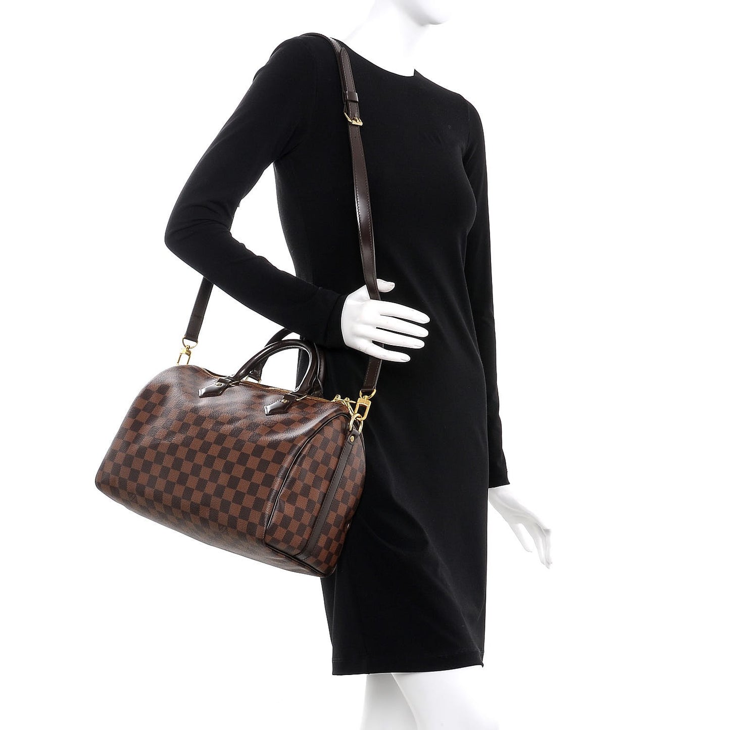 Damier Ebene Speedy Bandouliere 30