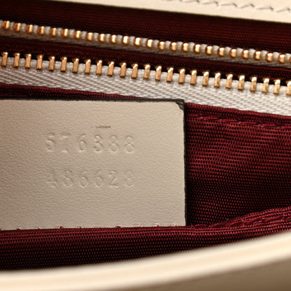 Gucci Grained Calfskin Small Zumi Shoulder Bag Mystic White Mystic White 7 of 10